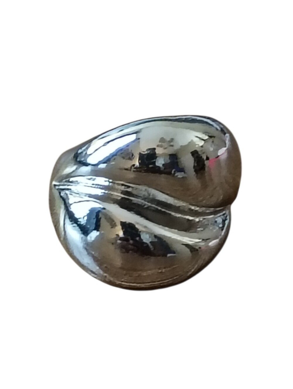 Fashion Jewelry Chunky Silver Ring Size 6 Women’s Jewelry Alloy Y2k